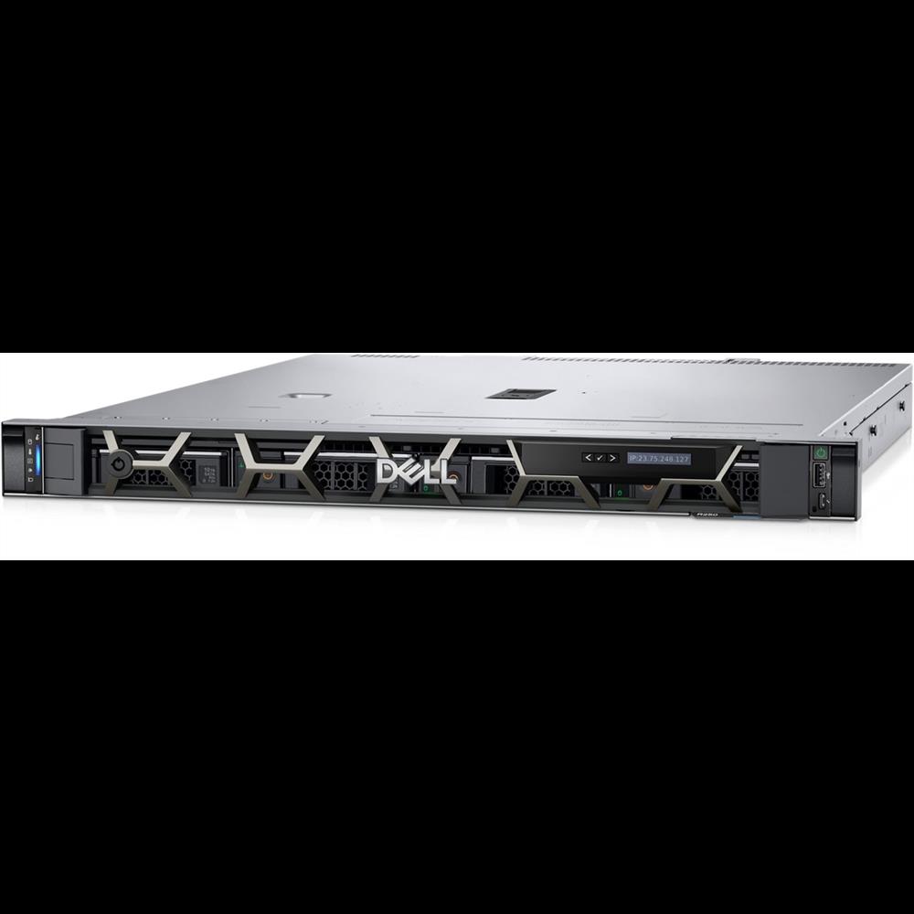 Dell PowerEdge R250 szerver 1xE-2314 1x16GB 2x480GB S150 rack fotó, illusztráció : PER25012A