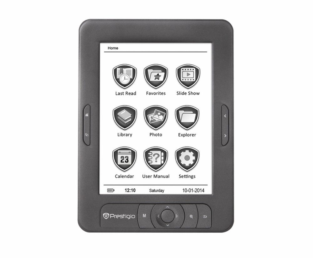 e-book olvasó 6.0   eInk 600x800 4GB Linux E200 PRESTIGIO Multi-Reader fotó, illusztráció : PER3764BC