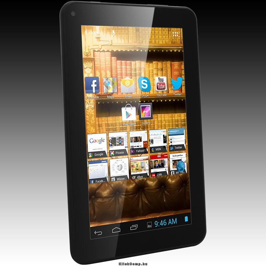 E-Book Reader 7.0 ,4GB,800x480 TFT,Text/Audio/Image Black Retail fotó, illusztráció : PER5274B