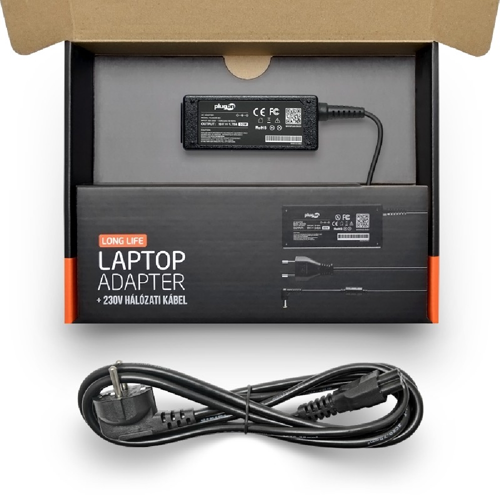 Notebook tápegység Acer Aspire 3x1.1mm 19V 65W fotó, illusztráció : PLUGON-16194