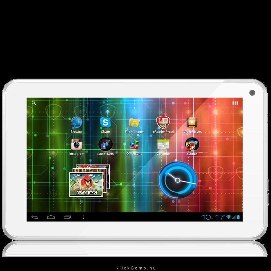 Tablet-PC 7.0  ARM Cortex A8 multi-touch 800 x 480 pixel Prestigio MultiPad ULT fotó, illusztráció : PMP3670B_WH
