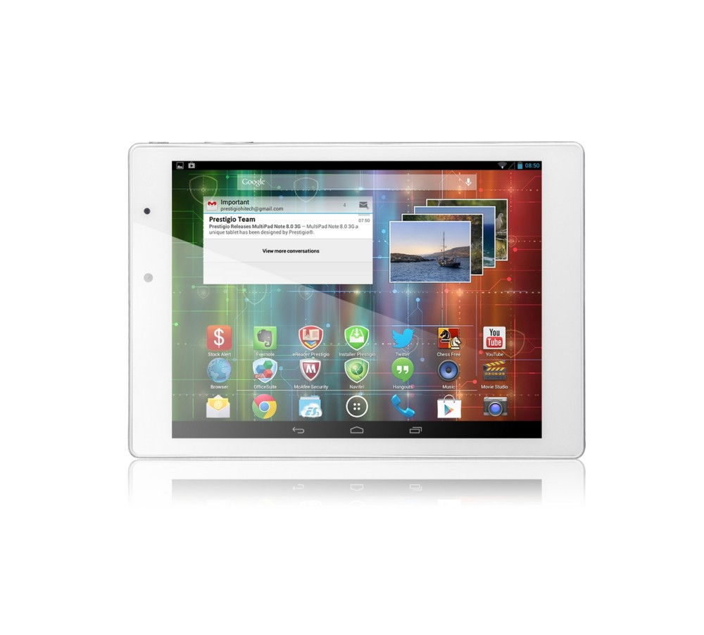 Tablet-PC 7.85  ARM Cortex A9 QC 1GB DDR3 16GB IPS Prestigio MultiPad 4 Diamond fotó, illusztráció : PMP7079D_BK_QUAD
