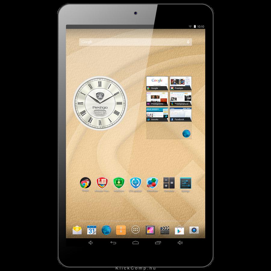MultiPad Wize 3009 8.0  IPS,1280x800,8GB,Android 4.4,QC1.2GHz,1GB,3800mAh,2MP,W fotó, illusztráció : PMT3009_WI_C_BK