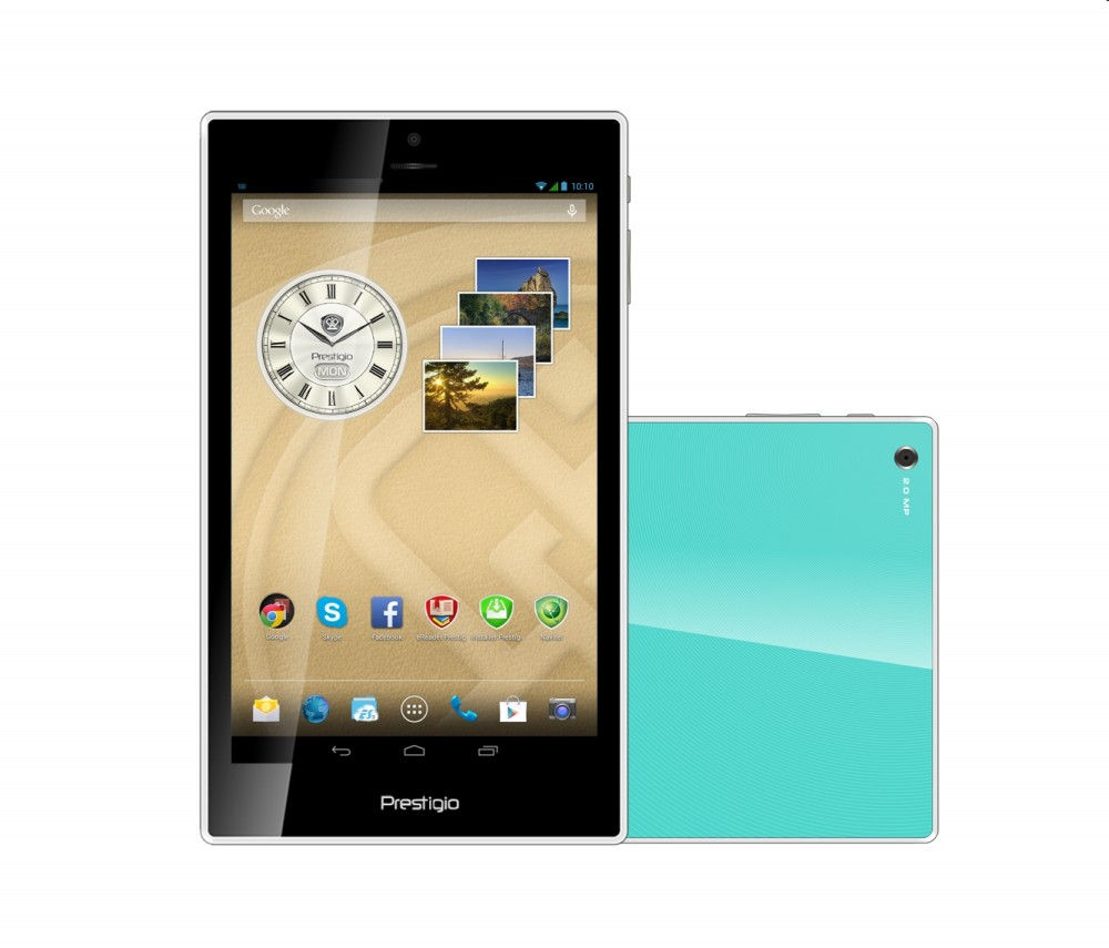 Tablet-PC 8.0   IPS 1280x800 3G 16GB Android 4.2 QC Green PRESTIGIO MultiPad Co fotó, illusztráció : PMT5887_3G_D_GR