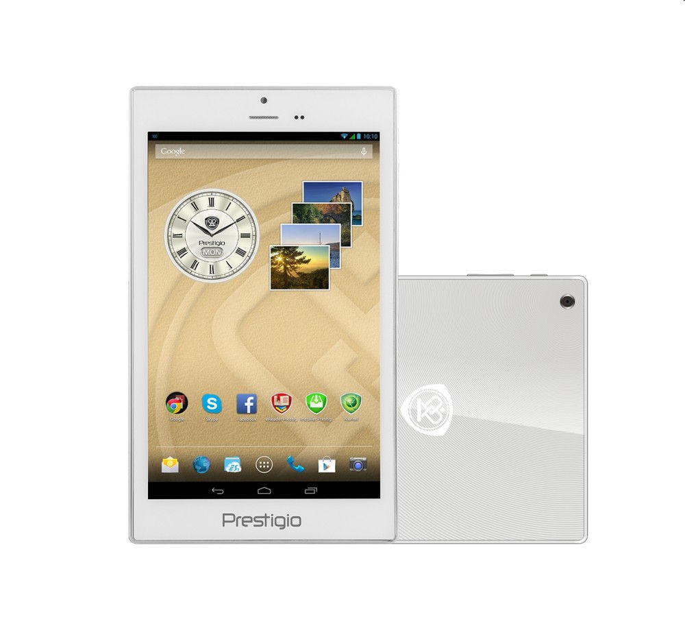 Tablet-PC 8.0   IPS 1280x800 3G 16GB Android 4.2 QC White PRESTIGIO MultiPad Co fotó, illusztráció : PMT5887_3G_D_WH
