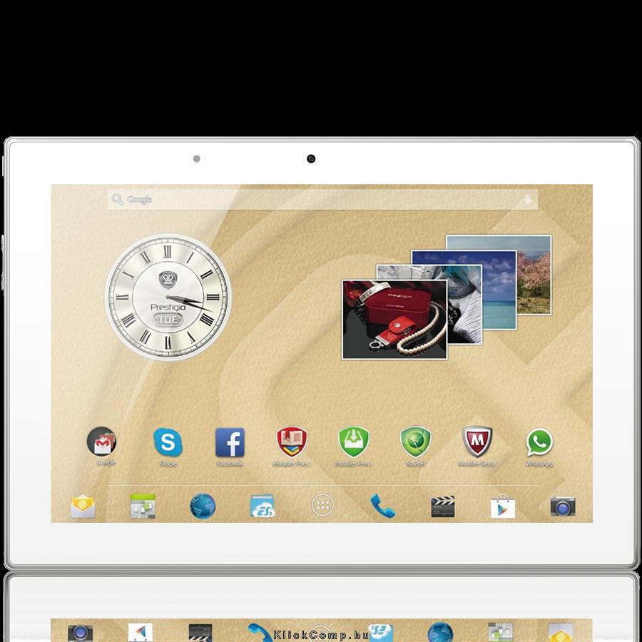 MultiPad 4 Diamond 10.1 3G 10.1   IPS,1280x800,16GB,Android 4.2,QC1.2GHz,1GB,64 fotó, illusztráció : PMT7177_3G_D_WH