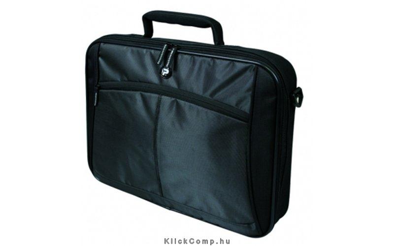 Notebook táska 16  AVORIAZ Clamshell Fekete Anyaga: Dot Nylon and P600 fotó, illusztráció : PORT-100101