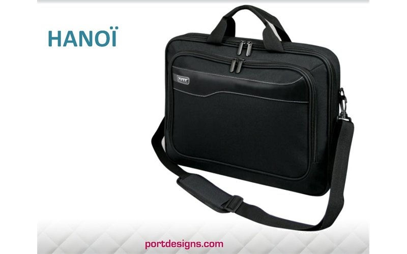 Notebook táska 15,6  HANOI ClamShell Fekete fotó, illusztráció : PORT-105061