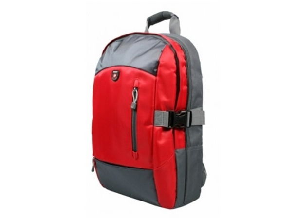 Notebook hátitáska 16  MONZA BACKPACK RED Piros Anyaga: TWILL Nylon / 600D Nylo fotó, illusztráció : PORT-110253