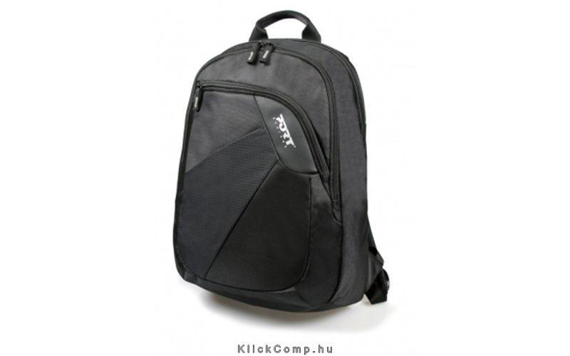 Notebook hátitáska 16  MERIBEL BACKPACK fekete Anyaga: Ballistic Nylon, Polyest fotó, illusztráció : PORT-110261