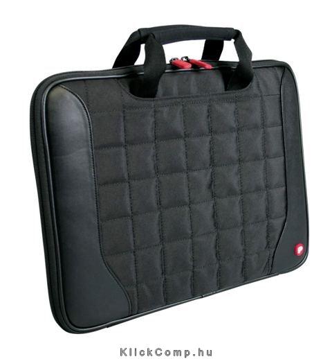 Notebook Skin 15-16  BERLIN SKIN BLACK, Fekete fogantyúval + 2 zseb fotó, illusztráció : PORT-140178