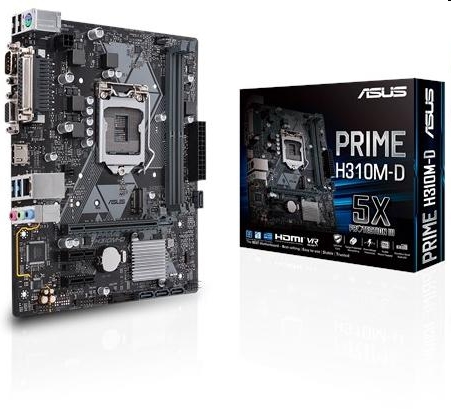 Alaplap H310M LGA1151 ASUS PRIME H310M-D fotó, illusztráció : PRIMEH310M-D