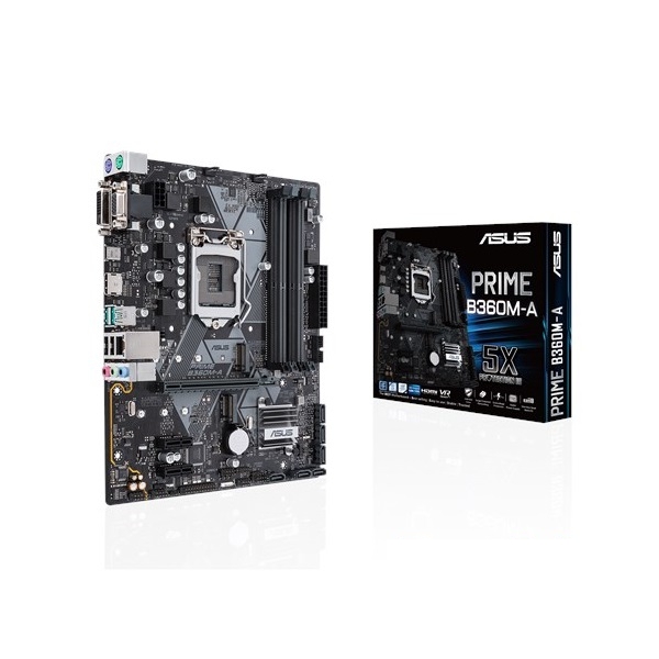 Alaplap B360 S1151 ASUS PRIME B360M-A mATX fotó, illusztráció : PRIME-B360M-A