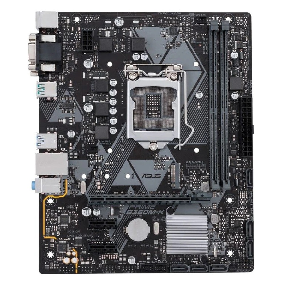 Alaplap B360 LGA1151 4xDDR4 Asus PRIME B360M-K mATX fotó, illusztráció : PRIME-B360M-K