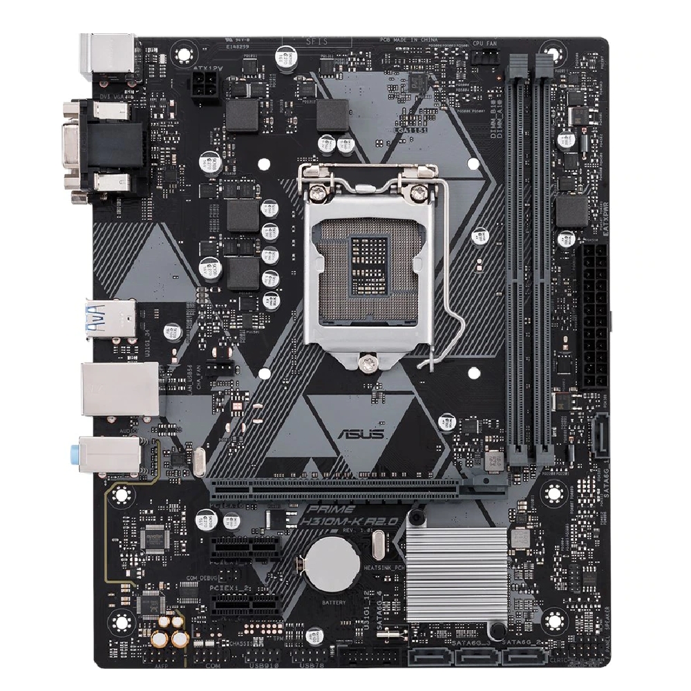 Alaplap H310 LGA1151 2xDDR4 Asus PRIME H310M-K mATX fotó, illusztráció : PRIME-H310M-K-R2.0