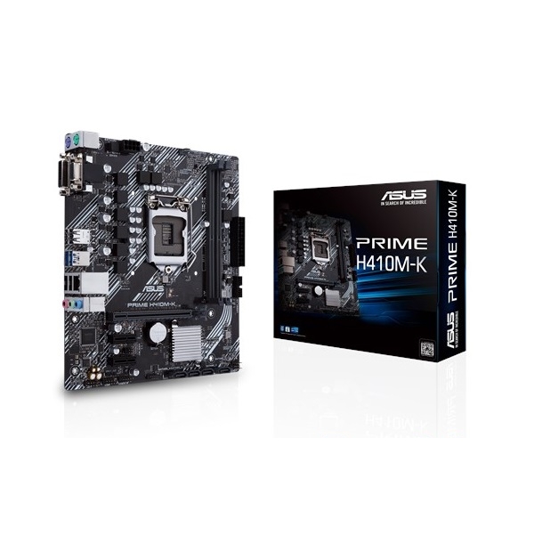 Alaplap H410 s1200 ASUS PRIME H410M-K fotó, illusztráció : PRIME-H410M-K