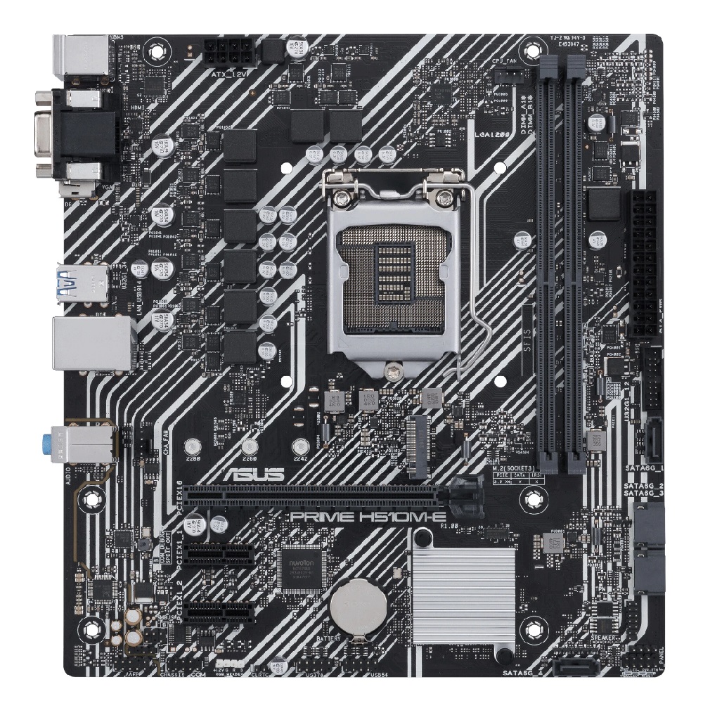 Alaplap H510 LGA1200 2xDDR4 Asus PRIME H510M-E mATX fotó, illusztráció : PRIME-H510M-E