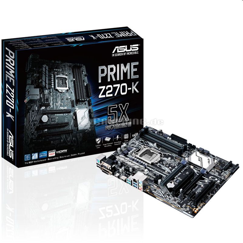 Alaplap Asus PRIME Z270-K s1151 fotó, illusztráció : PRIME-Z270-K