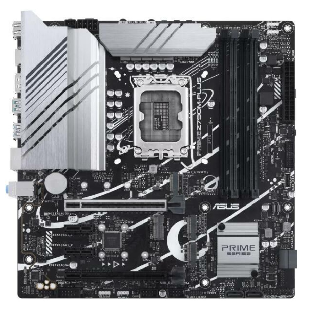 Alaplap Z790 LGA1700 4xDDR5 Asus PRIME Z790M-PLUS mATX fotó, illusztráció : PRIME-Z790M-PLUS