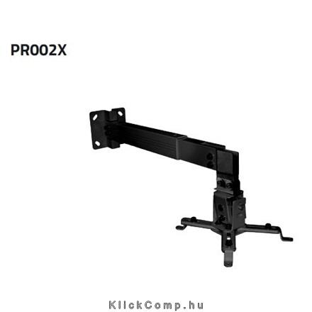 Projektor fali konzol dönthető univerzális táv:430-650mm max 20kg SUNNE PRO02X fotó, illusztráció : PRO02X