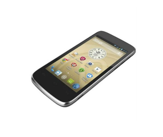 Dual sim mobiltelefon 4  WVGA DC Android 512MB/4GB 2MP/0.3MP fekete fotó, illusztráció : PSP3404DUOBLACK