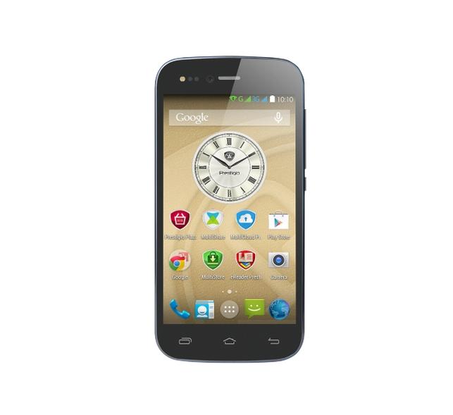 Dual sim mobiltelefon 4.5  IPS QC Android 1GB/8GB 5.0MP/8.0MP AF kék fotó, illusztráció : PSP3455DUOBLUE