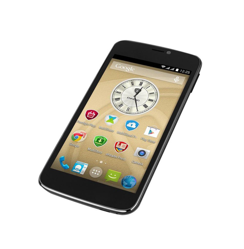 Dual sim mobiltelefon 5  FWVGA IPS QC Android 512MB/4GB 0.3MP/8MP fekete fotó, illusztráció : PSP3502DUOBLACK