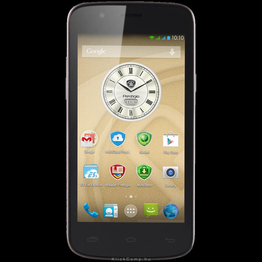 Dual sim mobiltelefon 4.5  IPS QHD QC Android 1GB/8GB 8.0MP/2.0MP fémszínű fotó, illusztráció : PSP5453DUOMETAL