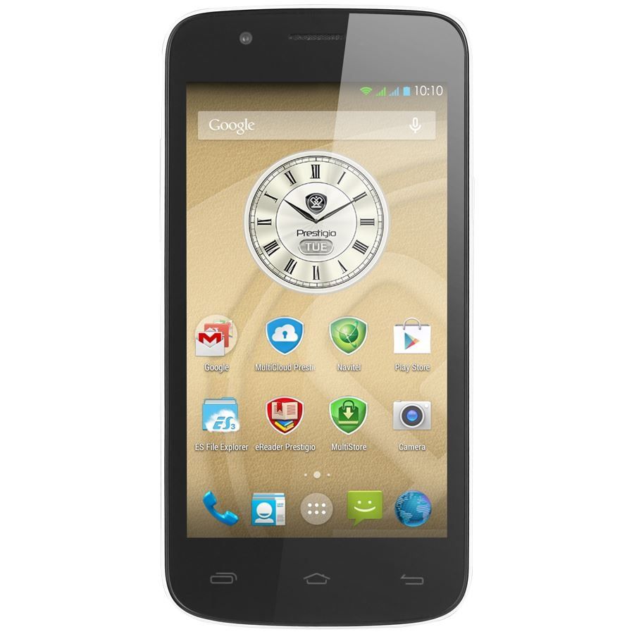 Dual sim mobiltelefon 4.5  IPS QHD QC Android 1GB/8GB 8.0MP/2.0 MP fehér fotó, illusztráció : PSP5453DUOWHITE