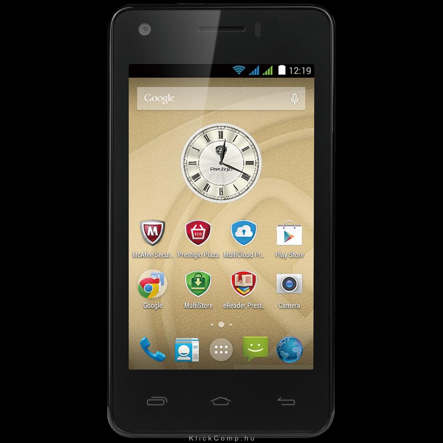 Dual sim mobiltelefon 4.5  IPS QHD 540x960 Corning Gorilla Glass QC Android 4.4 fotó, illusztráció : PSP5454DUOMETAL