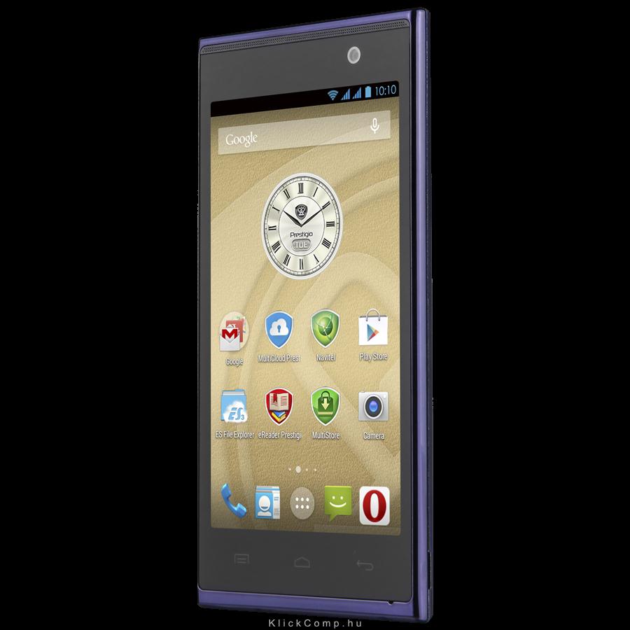 MultiPhone PSP5455 DUO Dual sim,4.5  IPS QHD 960x540, Quad Core MT6582, Android fotó, illusztráció : PSP5455DUOBLUE