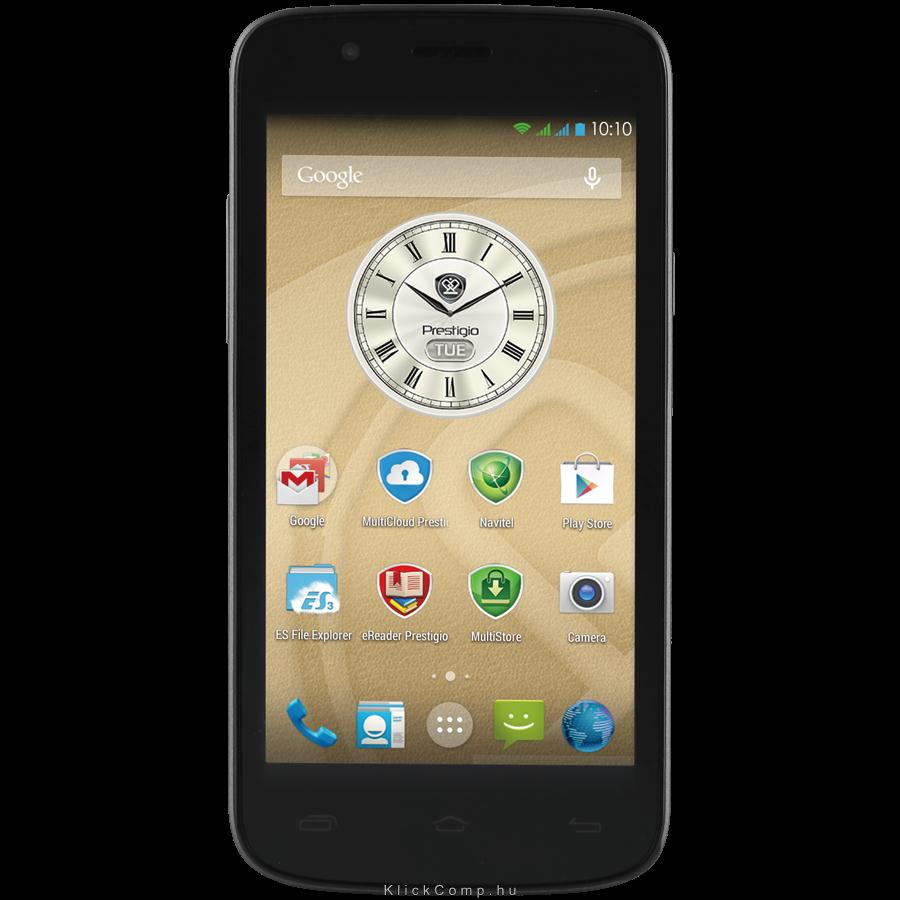 Dual sim mobiltelefon 5  IPS QHD QC Android 1GB/8GB 8.0MP/2MP fekete fotó, illusztráció : PSP5504DUOBLACK