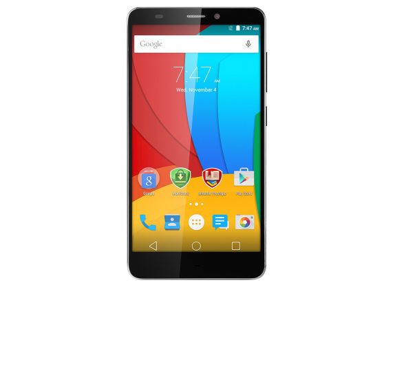 Dual sim mobiltelefon 5.5” HD Android 5.1 Quad Core 1280*720 8GB 1GB Prestigio fotó, illusztráció : PSP5551DUOBLACK