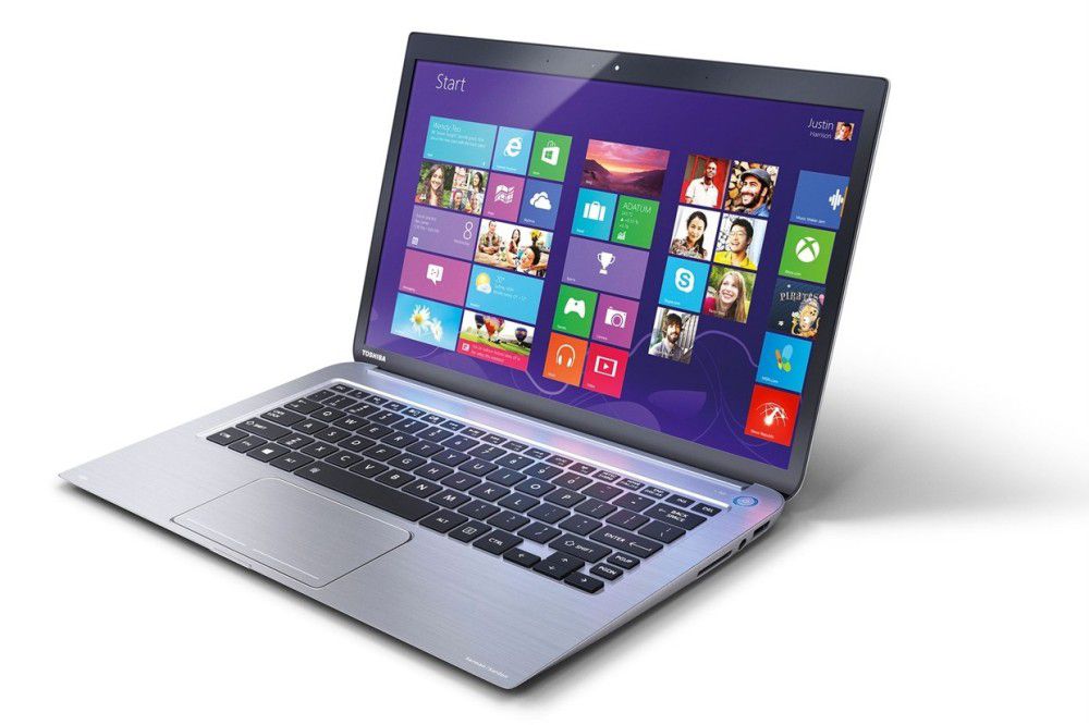 TOSHIBA 13,3  laptop i7-5500U 8GB 256GB SSD TOSHIBA KIRA-107 Touch Windows 8.1 fotó, illusztráció : PSUC2E-00200PG6