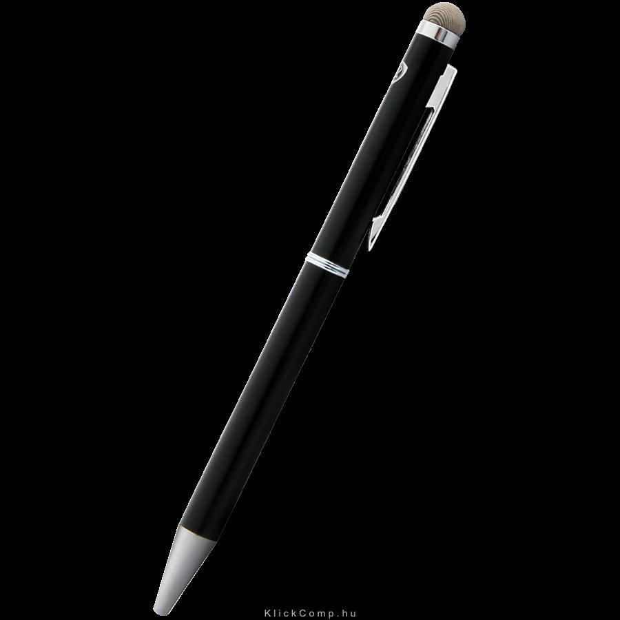univerzális érintőeszköz és toll, tablet pc-hez és okostelefonokhoz, fekete. fotó, illusztráció : PTP02B