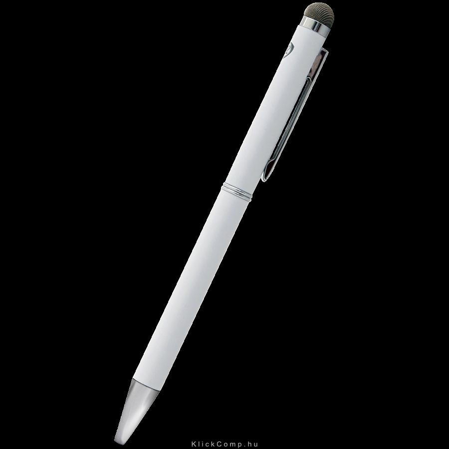 univerzális érintőeszköz és toll, tablet pc-hez és okostelefonokhoz, fehér. fotó, illusztráció : PTP02W
