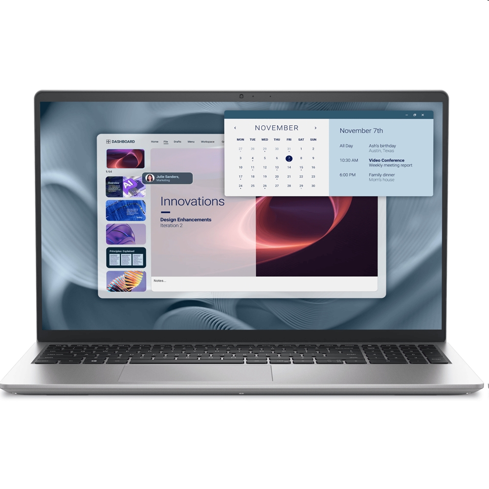 Dell Pro laptop 15,6  1920x1080  Ci7-1355U 16GB 512GB Linux fotó, illusztráció : PV15250-16