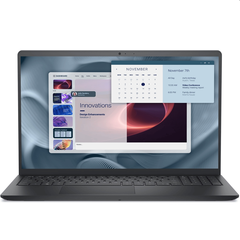 Dell Pro laptop 15,6  1920x1080 Core i7-1355U 8GB 512GB Linux fotó, illusztráció : PV15250-22