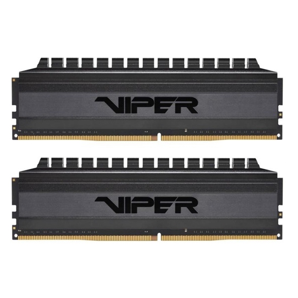 8GB DDR4 memória 3200MHz 2x4GB Patriot Viper 4 Blackout Dual Channel - Már nem fotó, illusztráció : PVB48G320C6K