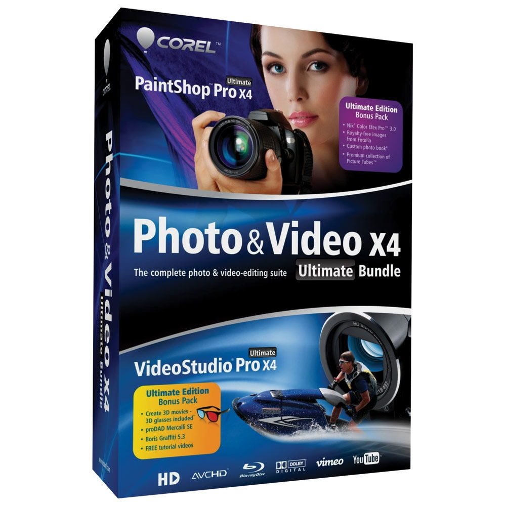 Corel Photo and Video X4 Ultimate Bundle fotó, illusztráció : PVBX4ULIEMB
