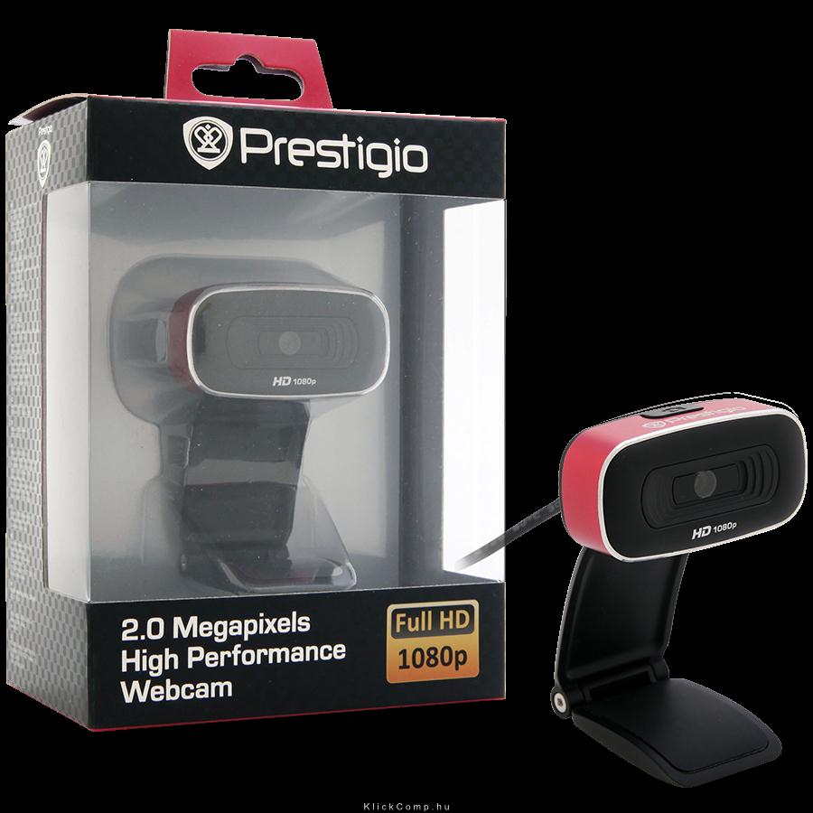 Web kamera 2Mpixel, 1/4 , CMOS, USB 2.0 Black/Red fotó, illusztráció : PWC520FH