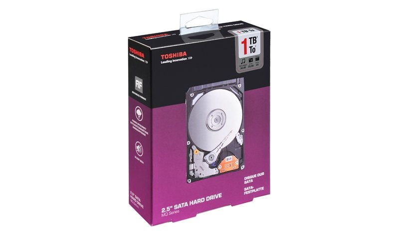 1TB 2.5  SATAII Toshiba HDD Retail kit fotó, illusztráció : PX1829E-1HJ0