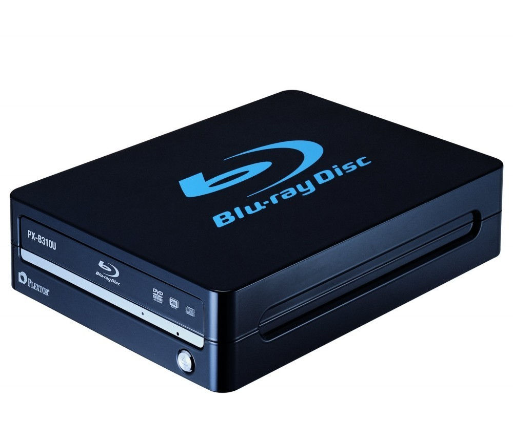 Plextor USB 16x dobozos lightscribe fekete Blu-Ray combo 2 év fotó, illusztráció : PX-B310U