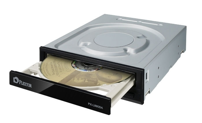 Plextor SATA 24x OEM lightscribe fekete DVD író 2 év fotó, illusztráció : PX-L890SA