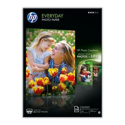 hp photo paper glossy A4, 25 l. fotó, illusztráció : Q5451A