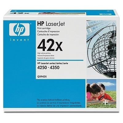 HP 42X fekete toner fotó, illusztráció : Q5942X