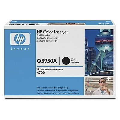 hp toner cartridge, black clj4700 fotó, illusztráció : Q5950A