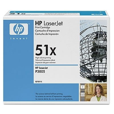 hp lj toner P3005 fotó, illusztráció : Q7551X