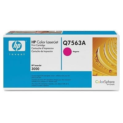 hp toner cartridge, magenta clj3000 fotó, illusztráció : Q7563A
