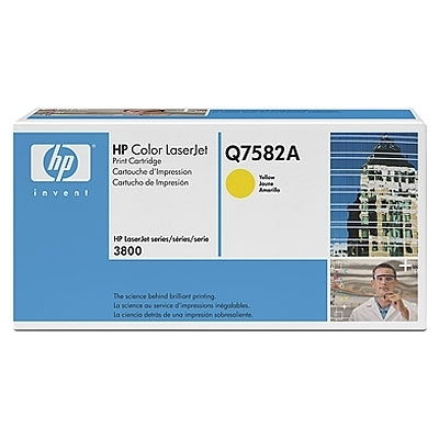 hp toner cartridge, yellow clj3800/CP3505 fotó, illusztráció : Q7582A